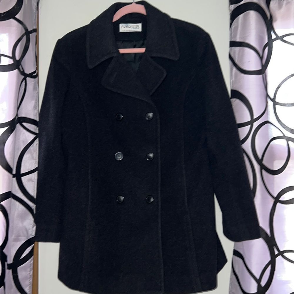 Forecaster of Boston wool/cashmere blend pea coat size 12